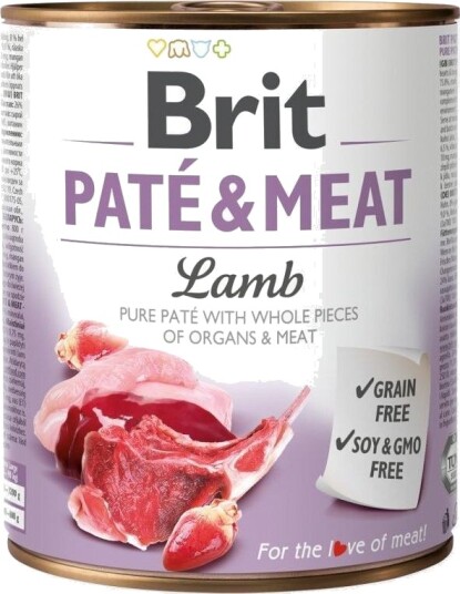 Brit Kan Pate&Kjøtt Lamm 6 800 G Brit Kan Pate&Kjøtt Lamm 6 800 G