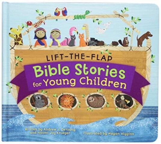 Lift-The-Flap Surprise Bible Stories Av Andrew J Deyoung, Naomi Joy Krueger