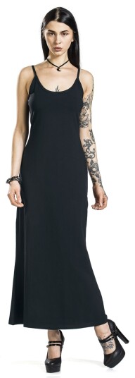 Innocent Goth Lang kjole Mila Dress S til 4XL Damer svart