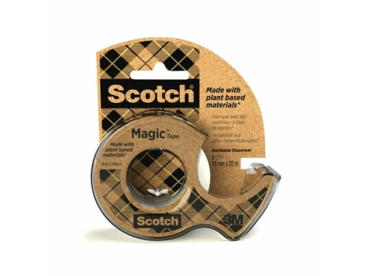 Scotch Magic 20 M Brun Akryl Papir Plast 19 Mm 2,54 Cm Hengende Boks