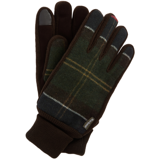 Barbour Man Hackney Tartan Gloves Classic Tartan Classic Tartan M