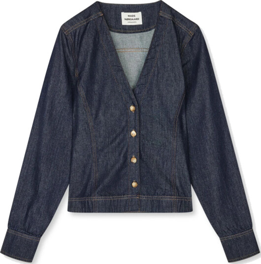 Mads Nørgaard Cosy Denim Maya Shirt Navy 34
