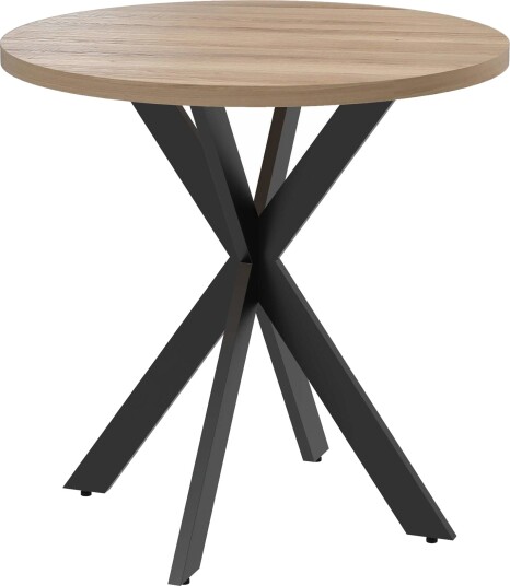 Rundt spisebord – 75 cm plass til 2–4 moderne brun Rundt spisebord – 75 cm plass til 2–4 moderne brun