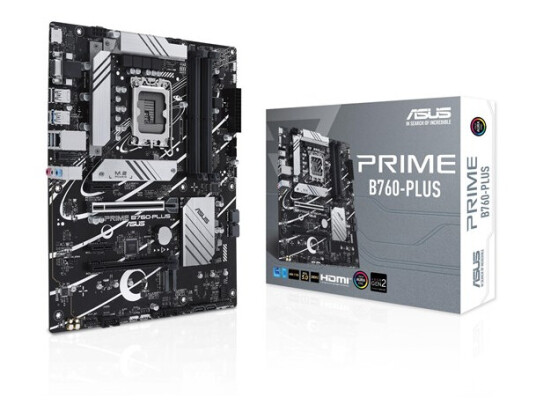 ASUS Prime B760-PLUS ATX Hovedkort med Intel LGA1700, DDR5, 2.5 Gigabit LAN ASUS Prime B760-PLUS ATX Hovedkort med Intel LGA1700, DDR5, 2.5 Gigabit LAN