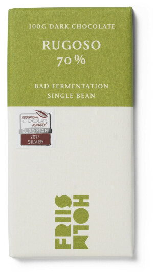 Friis-Holm Chokolade Rugoso 70 % Bad Fermentation Friis-Holm Chokolade Rugoso 70 % Bad Fermentation