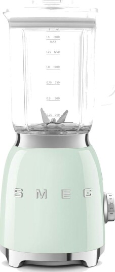 Smeg 50's Style Blender 1,5L Pastellgrønn med Isknuser og Pulsfunksjon BLF03
