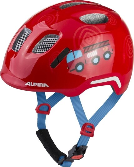 Alpina Ximo 2 Sykkelhjelm Barn 49-54cm - Fire Fighter Gloss