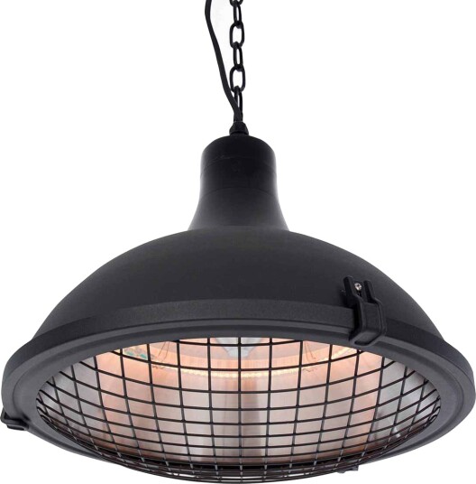 Sunred IND 2100H Indus II Hengende terrassevarmer 2100W Sort