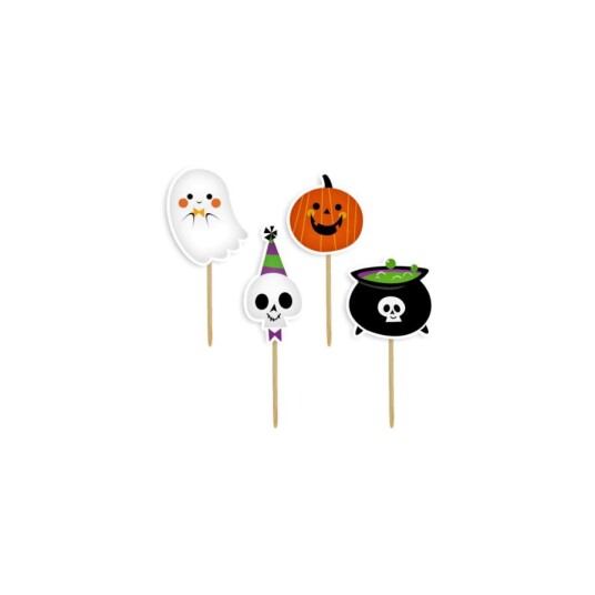 Cupcakedekorasjoner Søt Halloween Pk/12 
