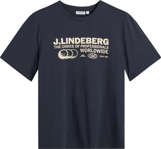 J.LINDEBERG Alpha Graphic Crew Neck Blå XL