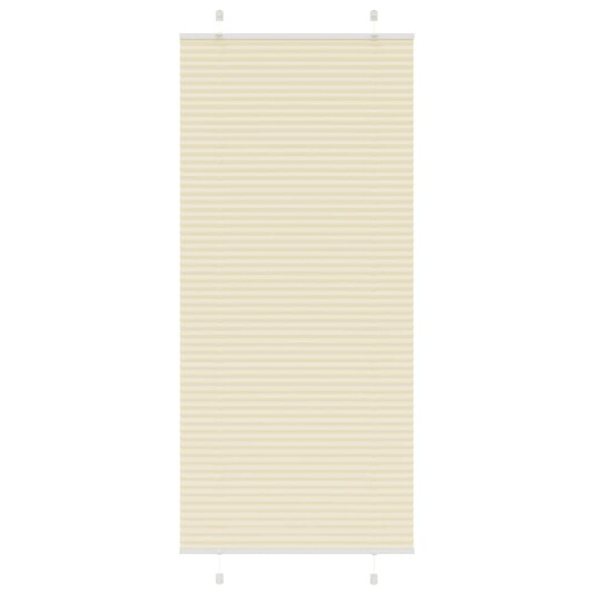 plisségardin krem 85x200 cm Stoff Bredde 84,4 Polyester