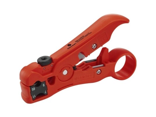Toolcraft To-6609318 Hsk-4132 Strippetang Egnet For Koaksialkabler, Runde Kabler Toolcraft To-6609318 Hsk-4132 Strippetang Egnet For Koaksialkabler, Runde Kabler