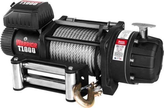 Warrior Winches T122S12 T 1000 Vinsj 22000lb Severe Duty 12V Stålvaier