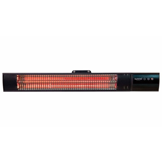 Sunred RD DARK 15  Mørk Terrassevarmer for Vegg 1500W Sort
