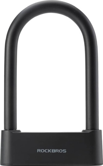 Rockbros Sykkelås 32210818001 Smart Med Fingeravtrykksleser Og Bluetooth, Svart