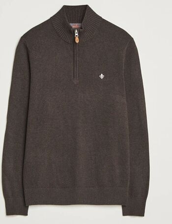 Morris Darmon Half Zip Brown Morris Darmon Half Zip Brown