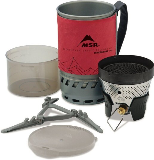 Msr Windburner Personal Stove System Red 1L Msr Windburner Personal Stove System Red 1L