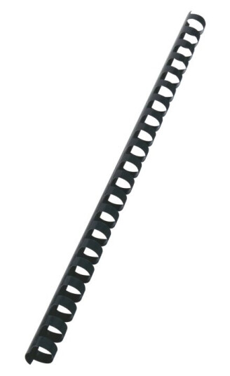 Gbc Combbind - 14 Mm - 21 Ringer - A4 210 X 297 Mm - 125 Ark - Svart - 100 Stk Plastbindekam - For P/N: 2101435 4400399 Ib271106 Ib271717