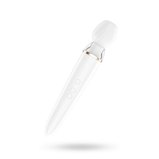 Satisfyer Double Wand-er - Hvit Satisfyer Double Wand-er - Hvit
