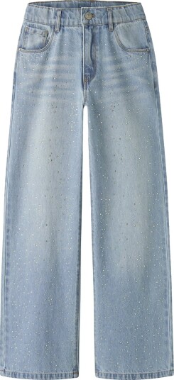 Name It Nkfbella wide jeans til barn Light Blue Denim (122) 122