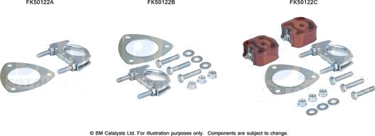 BM CATALYSTS FK50122 Monteringssett, eksosrør
