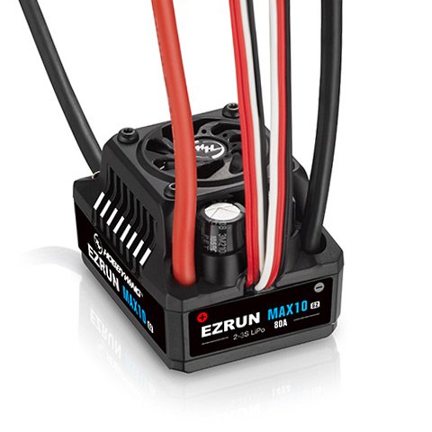 Hobbywing 30102604 EzRun Max10 G2 80A Brushless ESC 2-3S Hobbywing 30102604 EzRun Max10 G2 80A Brushless ESC 2-3S