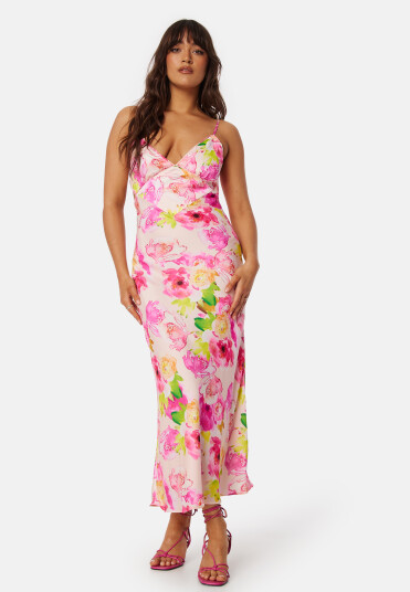 Bardot Malinda slip dress WATER FLORAL 38(UK10)