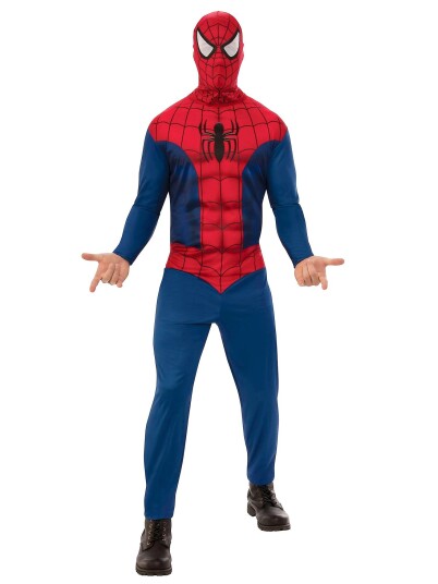 Rubies Spider-Man Kostyme for Voksne XL med Maske