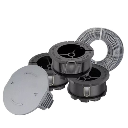 INF Erstatningssnellehette med trimmerlinje for Bosch Universal GrassCut 18-26 Sort