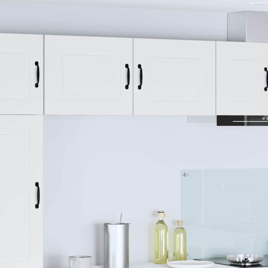 Kjøkkenskap med hylle 2 pcs Hvit 50 x 31 x 40 cm Konstruert tre