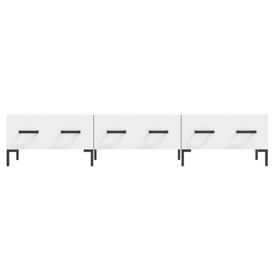 vidaXL TV-benk hvit 150x36x30 cm konstruert tre 8720845945251 vidaXL TV-benk hvit 150x36x30 cm konstruert tre 8720845945251