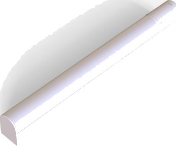 Sabrina G2 Led 12W 1400Lm Cct 3000 4000K Stik Ip44 Hvit 588X81x60mm