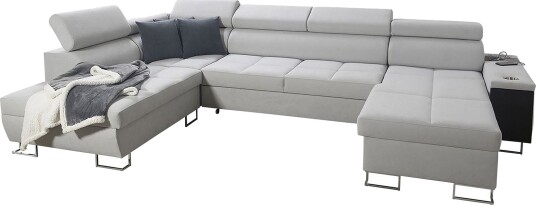 Morenia 4 seters Hjørnesovesofa Høyre Hvit