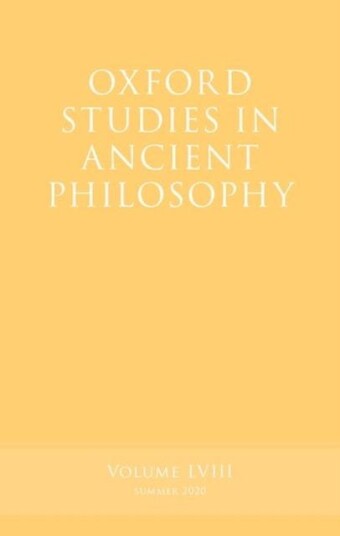 Oxford Studies in Ancient Philosophy, Volume 58