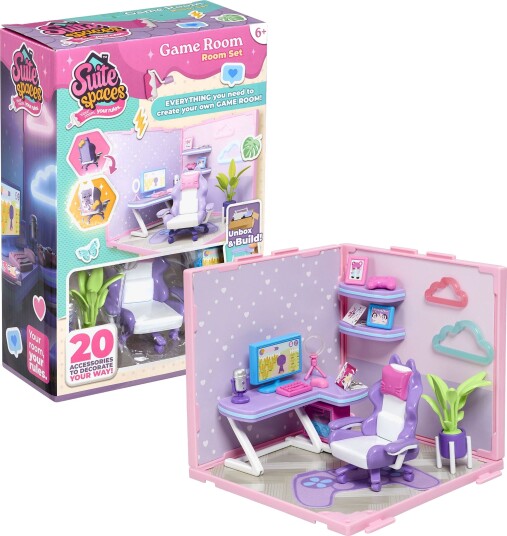 Suite Spaces Dukkehus Modul Gamingrom 20 Stk, Flerfarget Suite Spaces Dukkehus Modul Gamingrom 20 Stk, Flerfarget