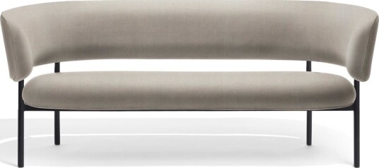 Møbel Copenhagen Font Sofa Trio 0205/Svart Understell