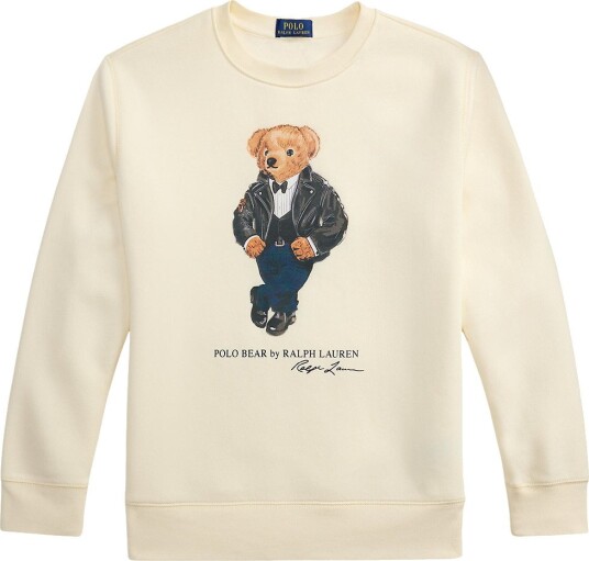 Polo Ralph Lauren Collegegenser   Klubbhus Cream   Polo Ralph Lauren   10 12 år (140 152)   Collegegenser Beige Hvit