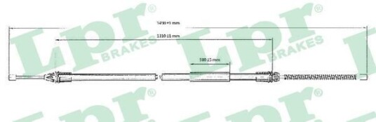Bremsewire LPR C0720B