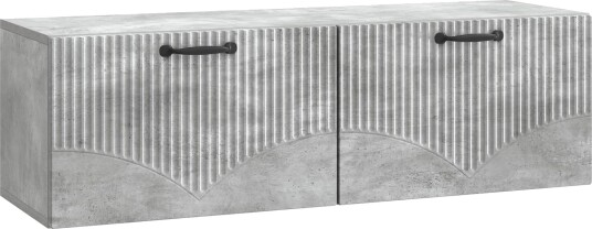 Vegghengt TV skap Betonggrå 98 x 31 x 30 cm Konstruert tre Vegghengt TV skap Betonggrå 98 x 31 x 30 cm Konstruert tre