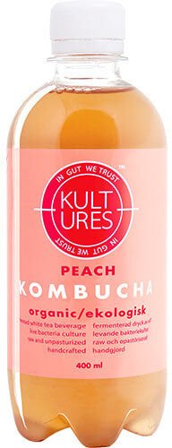 Kultures Kombucha Fersken Økologisk
