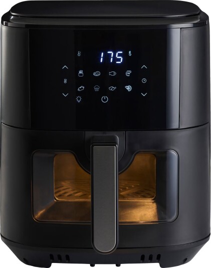 Day airfryer 100543 sort og aluminium