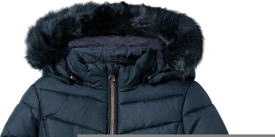 Name It Polstret Jakke NmfMerethe Glitter Dark Saphhire Name It 1½ år (86) Dunjakke Blå