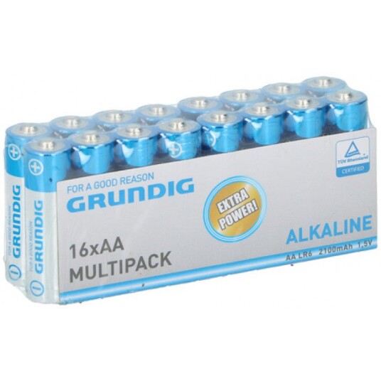 AA-batterier (LR6) 16-pk