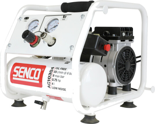 Senco Kompressor Ac10304 9bar 4l Oljefri, Ljudisolerad Senco Kompressor Ac10304 9bar 4l Oljefri, Ljudisolerad