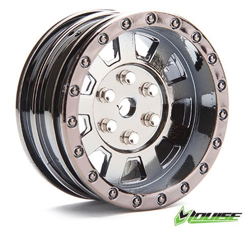 LouiseRC 3234BC Wheel Crawler 1.9" Black Chrome 2*