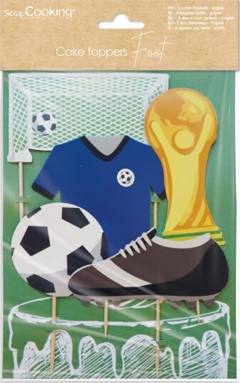 Scrapcooking Kakedekorasjon – Fotball Tema | Slikkepott.No