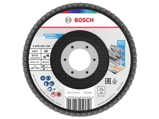 Bosch Accessories 2608626130 Metalskive Til Slibning Diameter 115 Mm 1 Stk Bosch Accessories 2608626130 Metalskive Til Slibning Diameter 115 Mm 1 Stk
