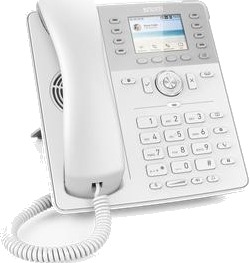 Snom D735 IP telefon uten strømforsyning PoE Hvit