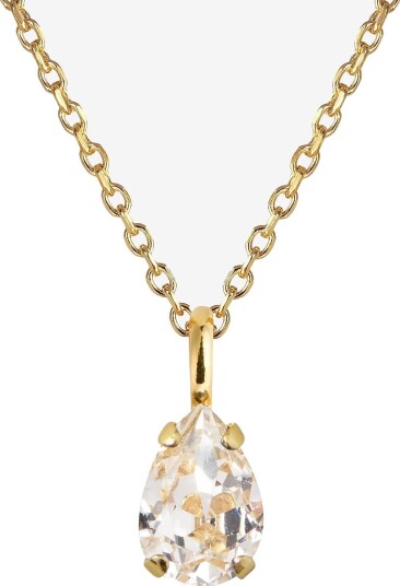 Caroline Svedbom Childhood Birthstone Necklace Gold - APRIL - One Size