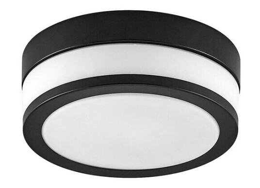 Lindby Flavi taklampe til bad, Ø 23 cm, svart Lindby Flavi taklampe til bad, Ø 23 cm, svart